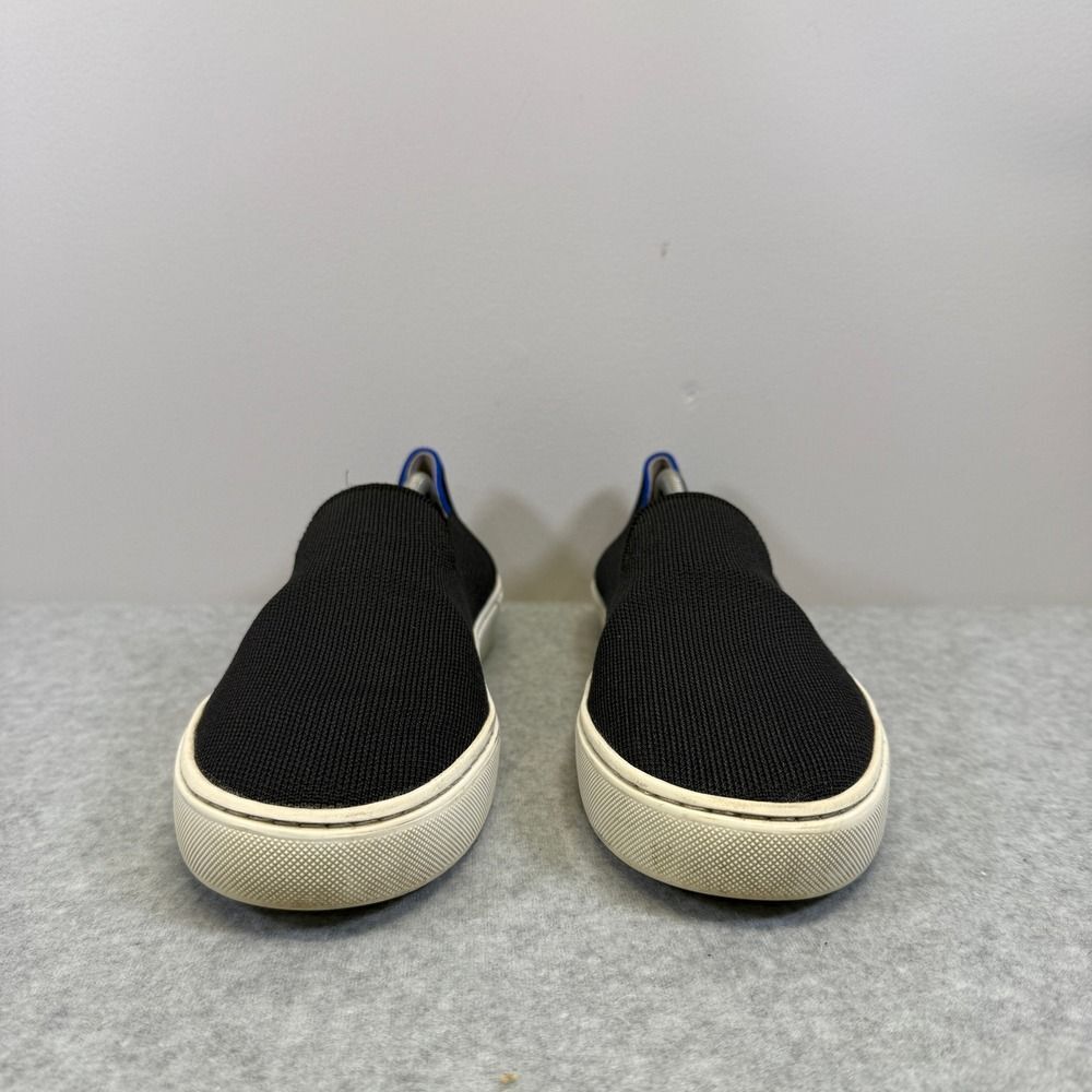 Rothys Womens Shoes Size 7.5 Black Slip On Ballet Flats Comfort Casual Sneakers - Picture 2 of 10